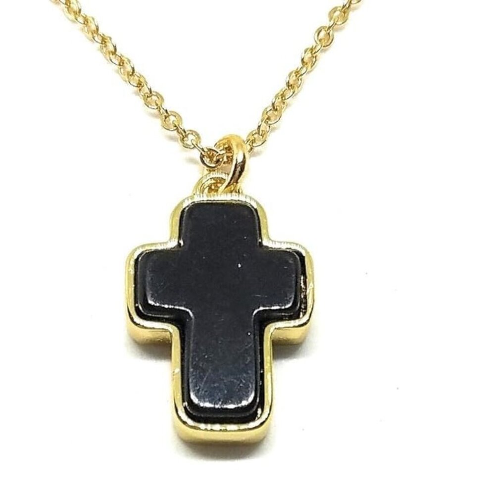 96032 Reversible Cross Retired Cookie Lee Necklace (TJ2 / A5)